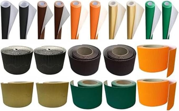 Black, Chocolate, Orange, Gold & Emerald Green